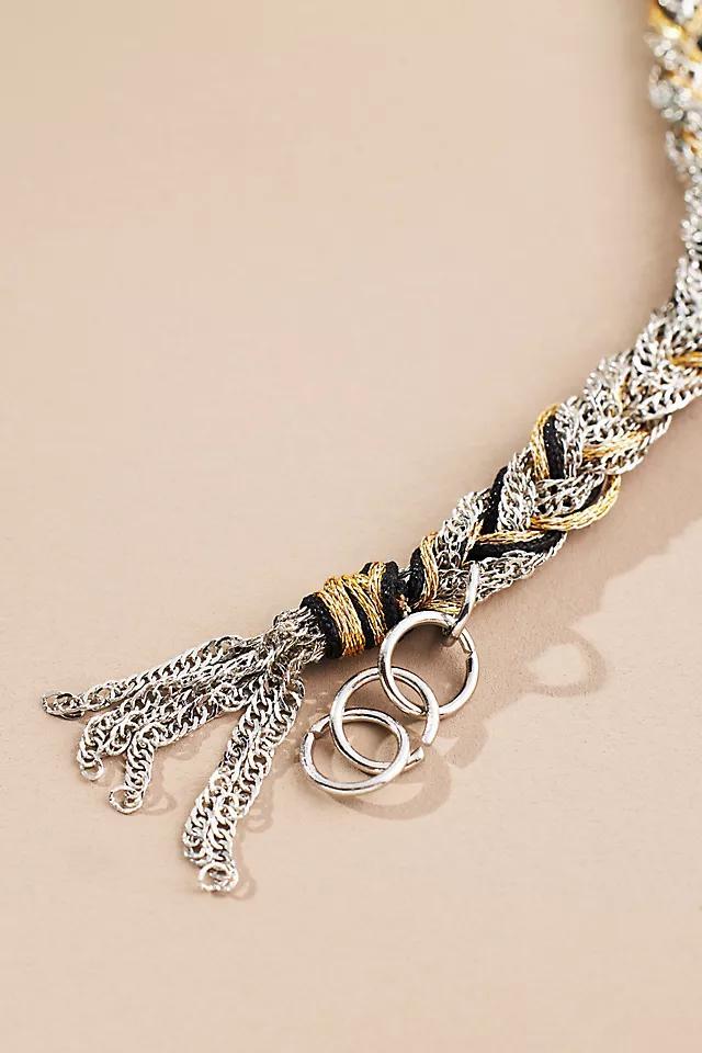 Threaded Braided Tassel Bracelet Product Image