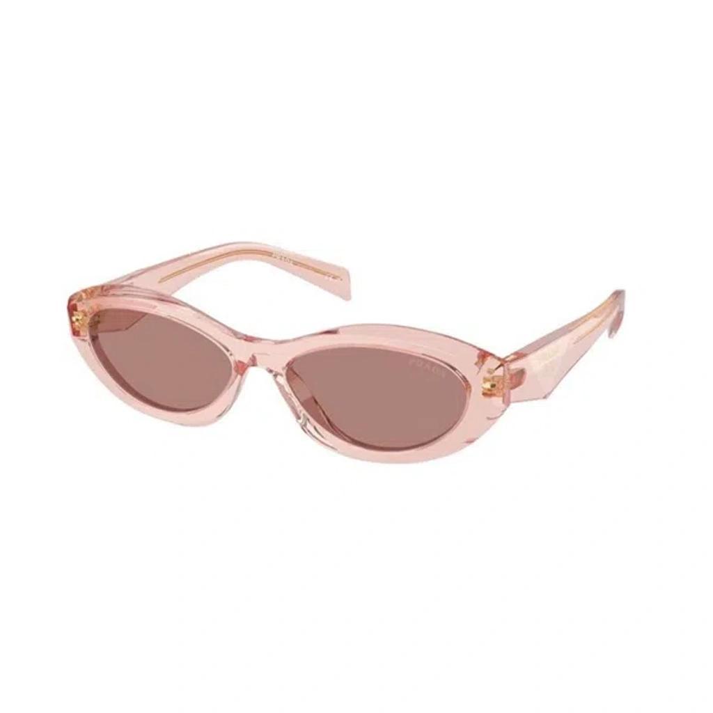 PRADA Cat Eye Sunglasses, 55mm In Pink/brown Solid Product Image