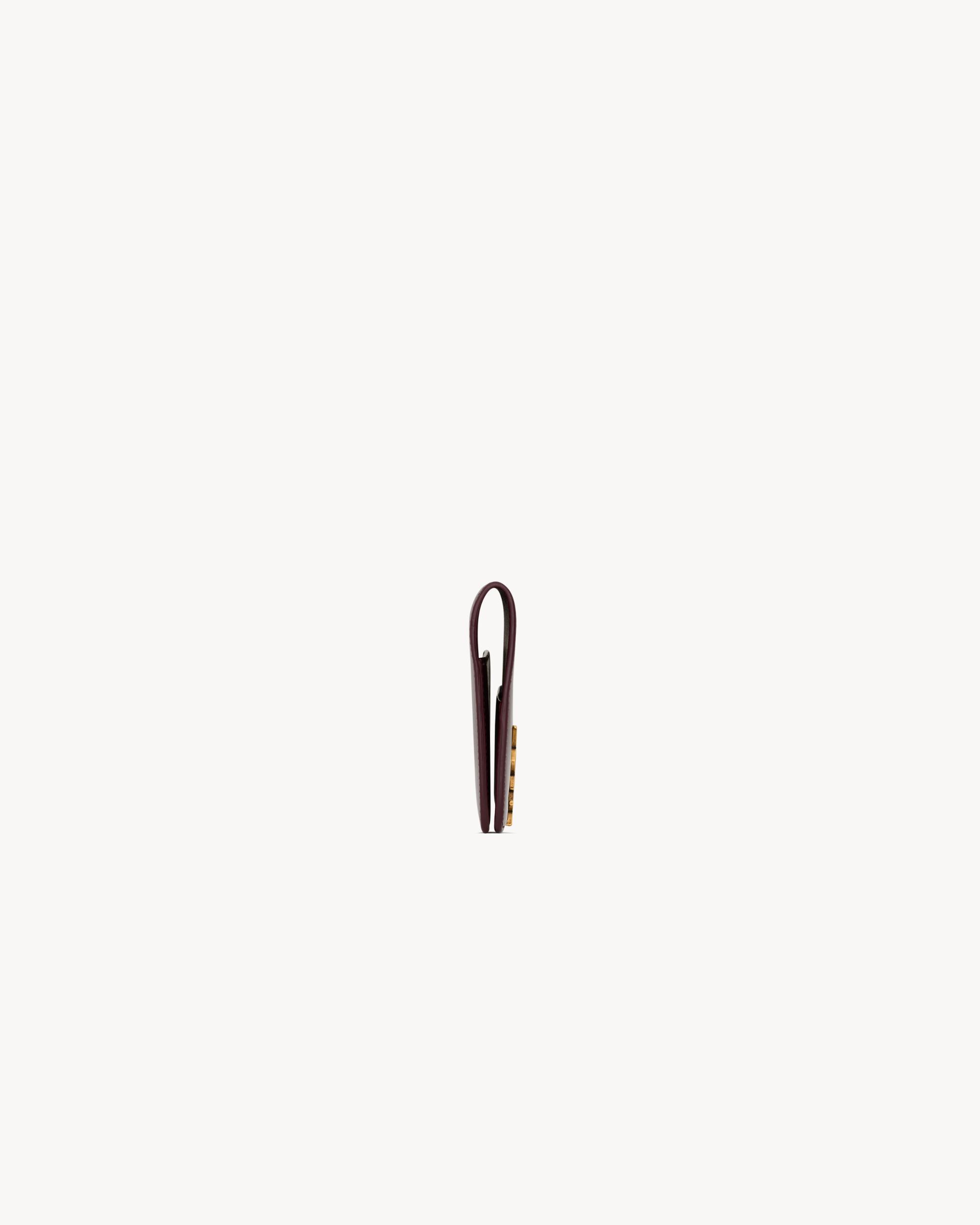 VOLTAIRE passport case in BOX SAINT LAURENT Product Image