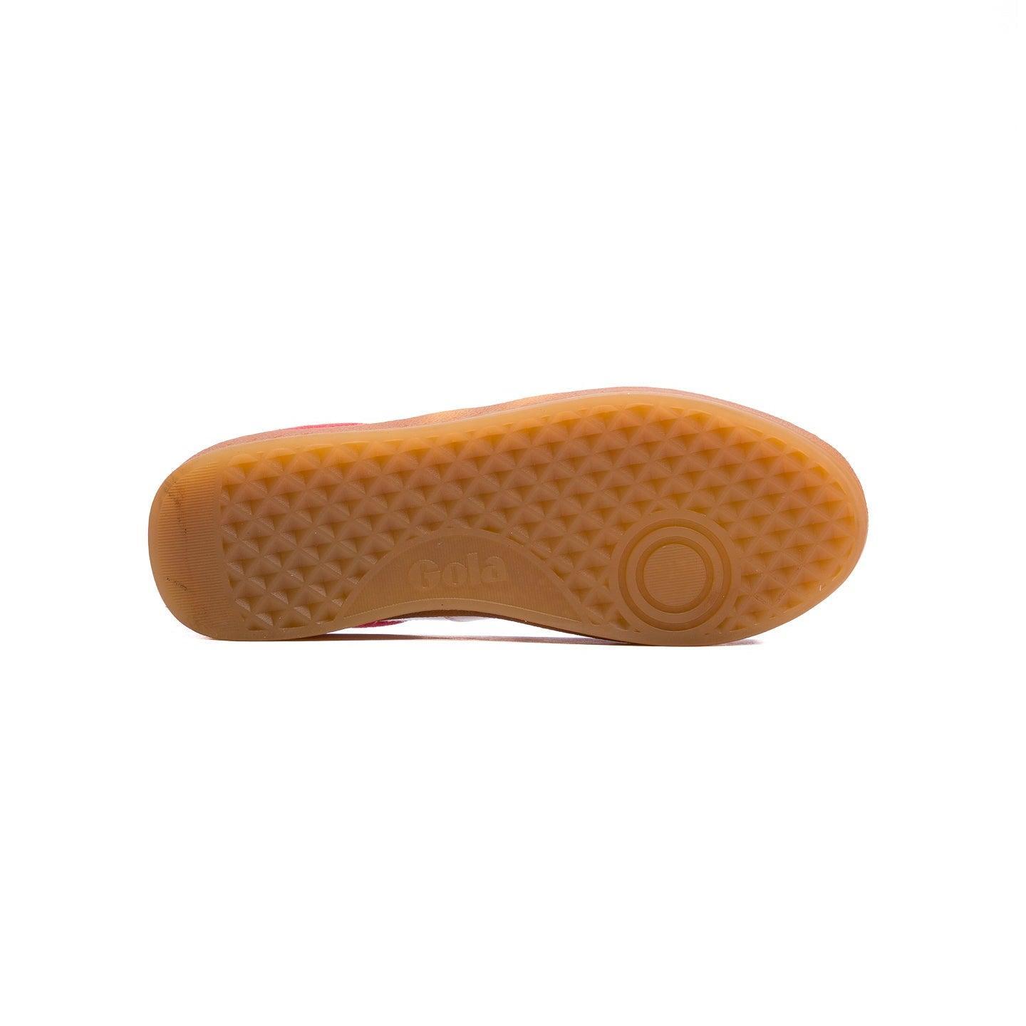 Gola Classics Women's Grandslam Suede Sneakers - Coral/Off White/Gum Product Image