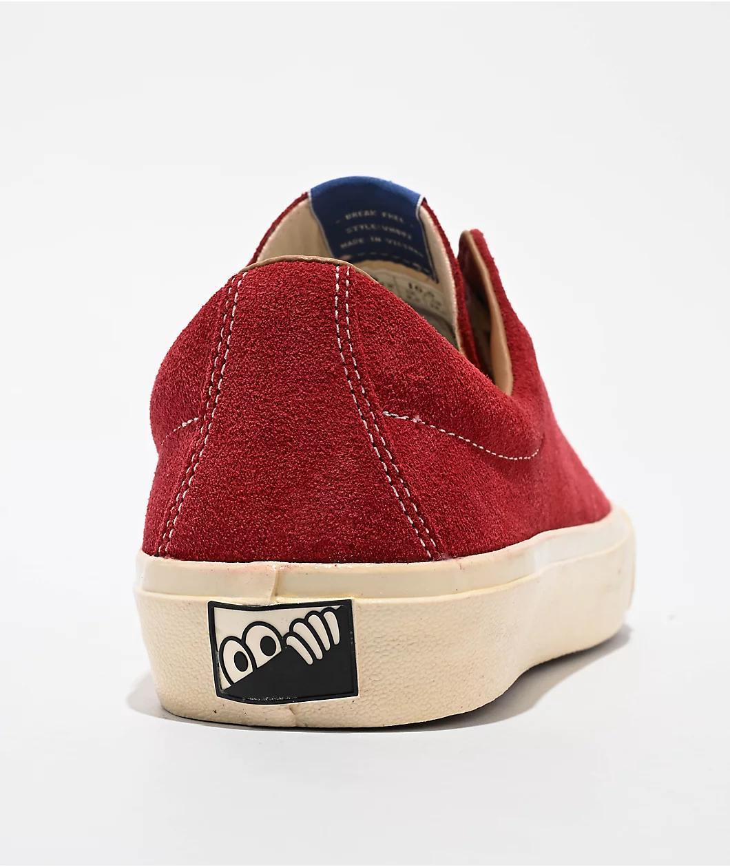 Last Resort AB VM003-LO Old Red Suede Skate Shoes Product Image