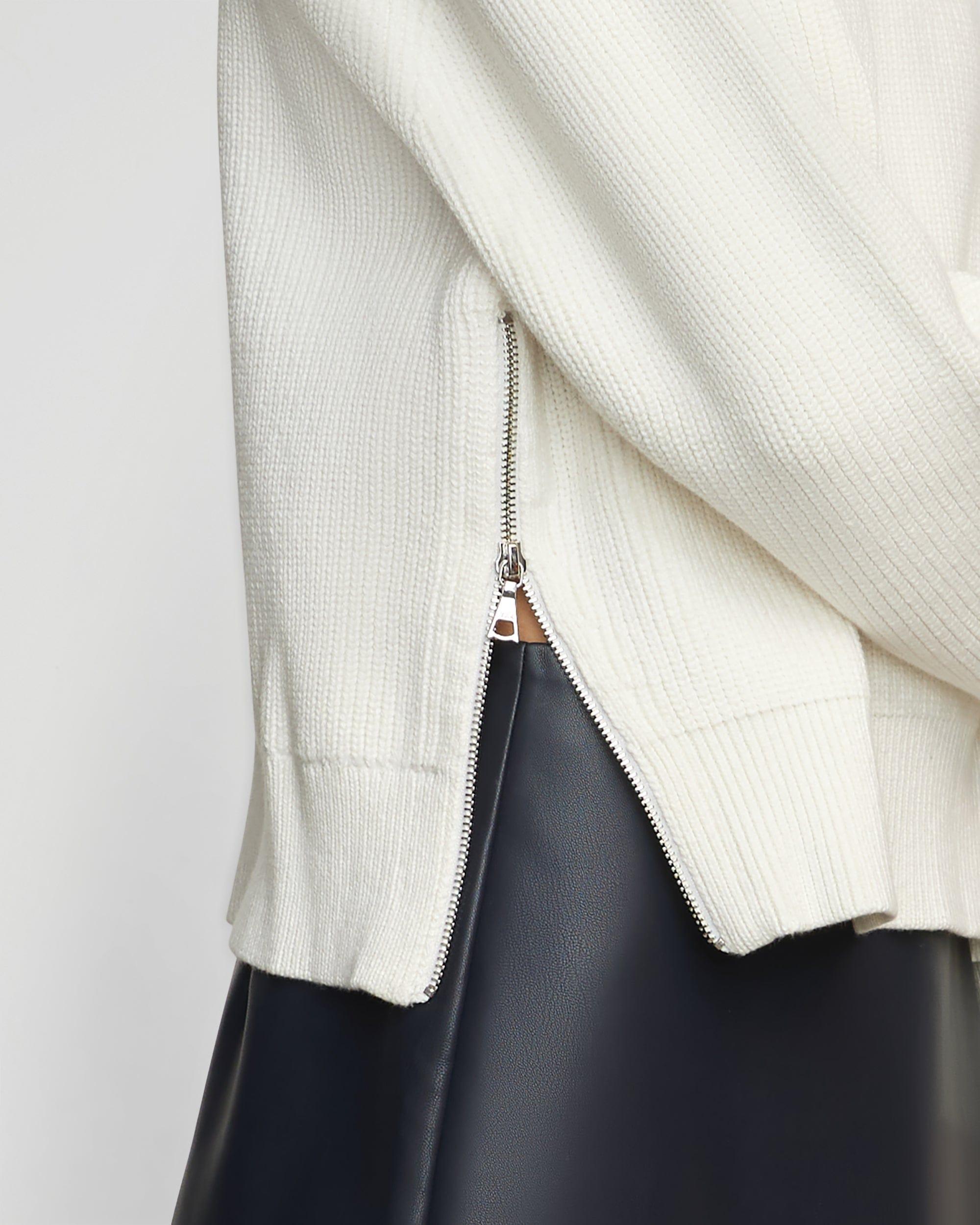 Tate Organic Cotton Side-Zip Sweater Product Image