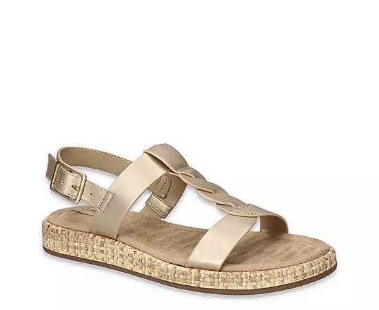Easy Street Tampa Platform Women's Comfort Sandals, Size: 9.5, Blue Product Image