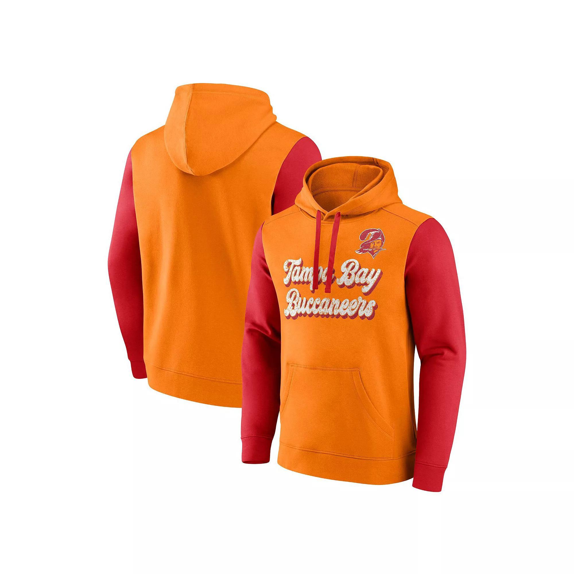 Mens Fanatics Red Tampa Bay Buccaneers Fleece Pullover Hoodie Product Image