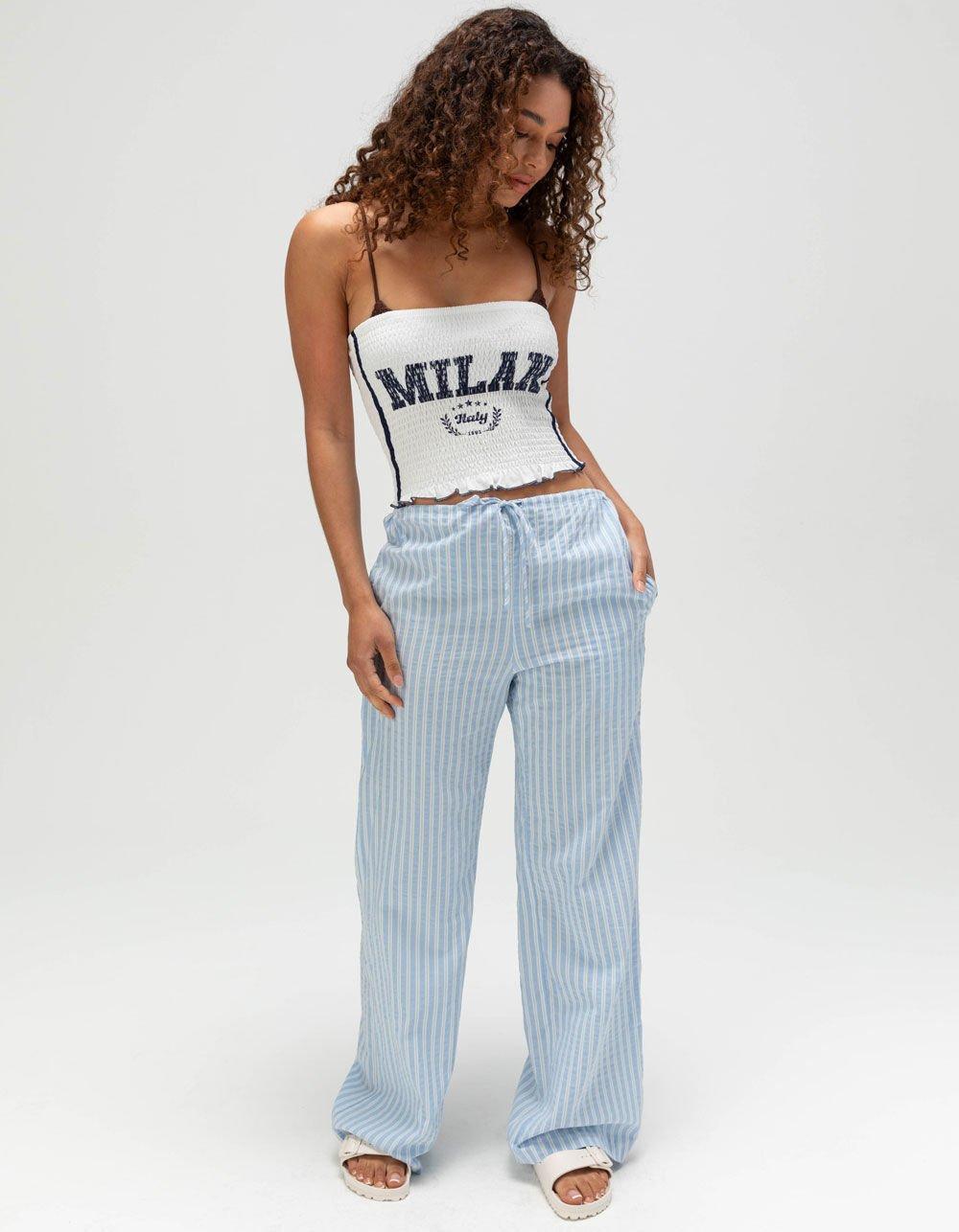 RSQ Womens Smocked Milan Tube Top - WHITE Product Image