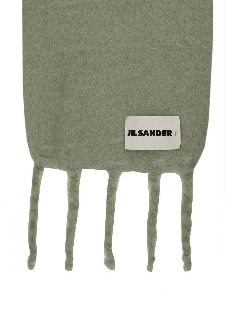 JIL SANDER Long Scarf In Green Product Image