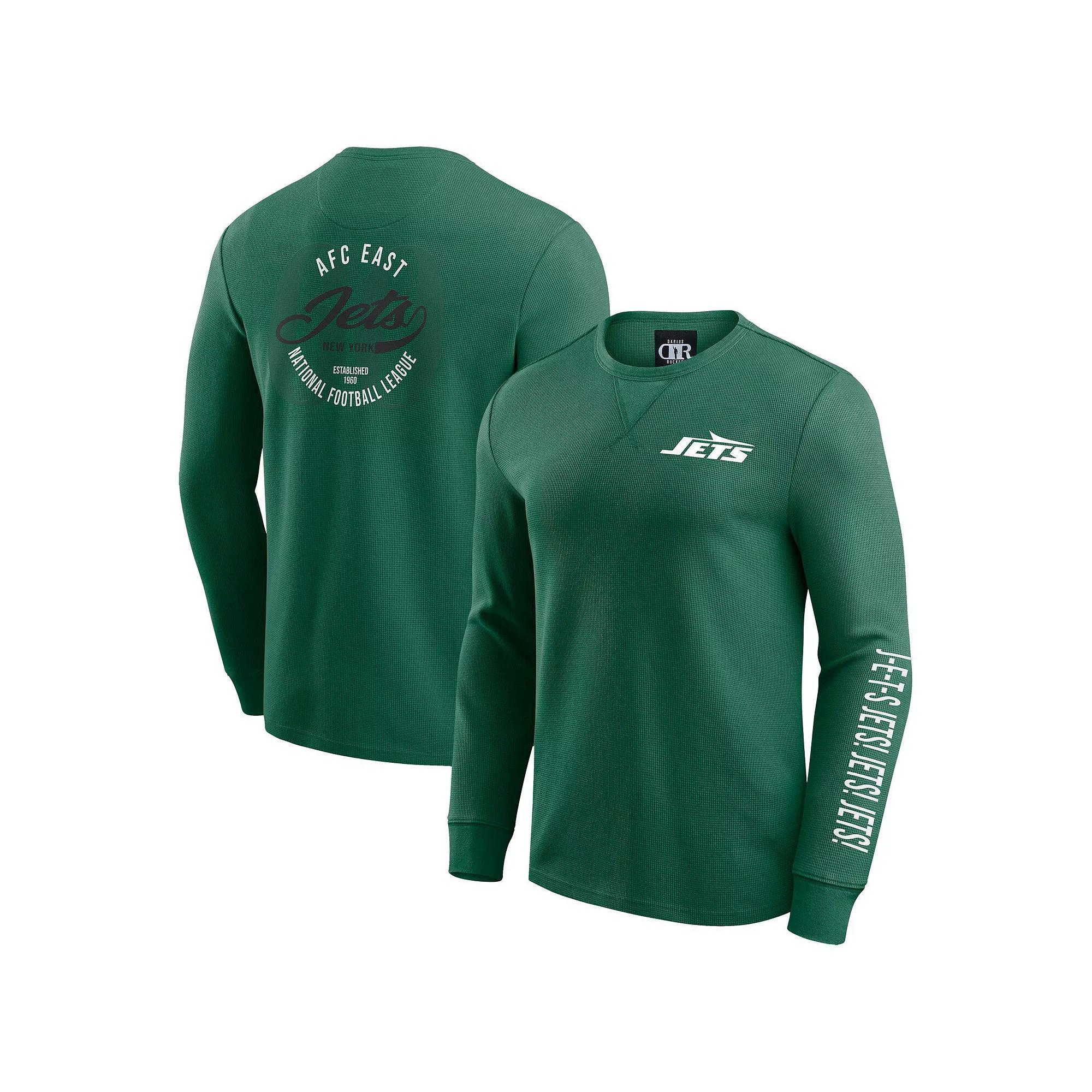 Men's Darius Rucker Collection by Fanatics Pewter Tampa Bay Buccaneers Washed Waffle-Knit Long Sleeve T-Shirt, Size: 3XL, Charco Product Image