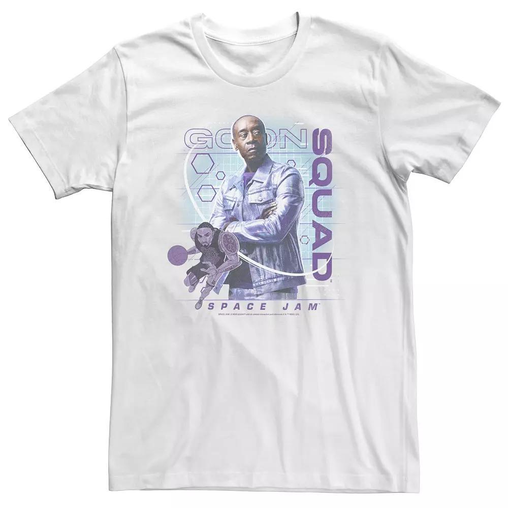 Big & Tall Space Jam 2 Shiny Rhythm Poster Tee, Men's, Size: 4XL Tall, White Product Image