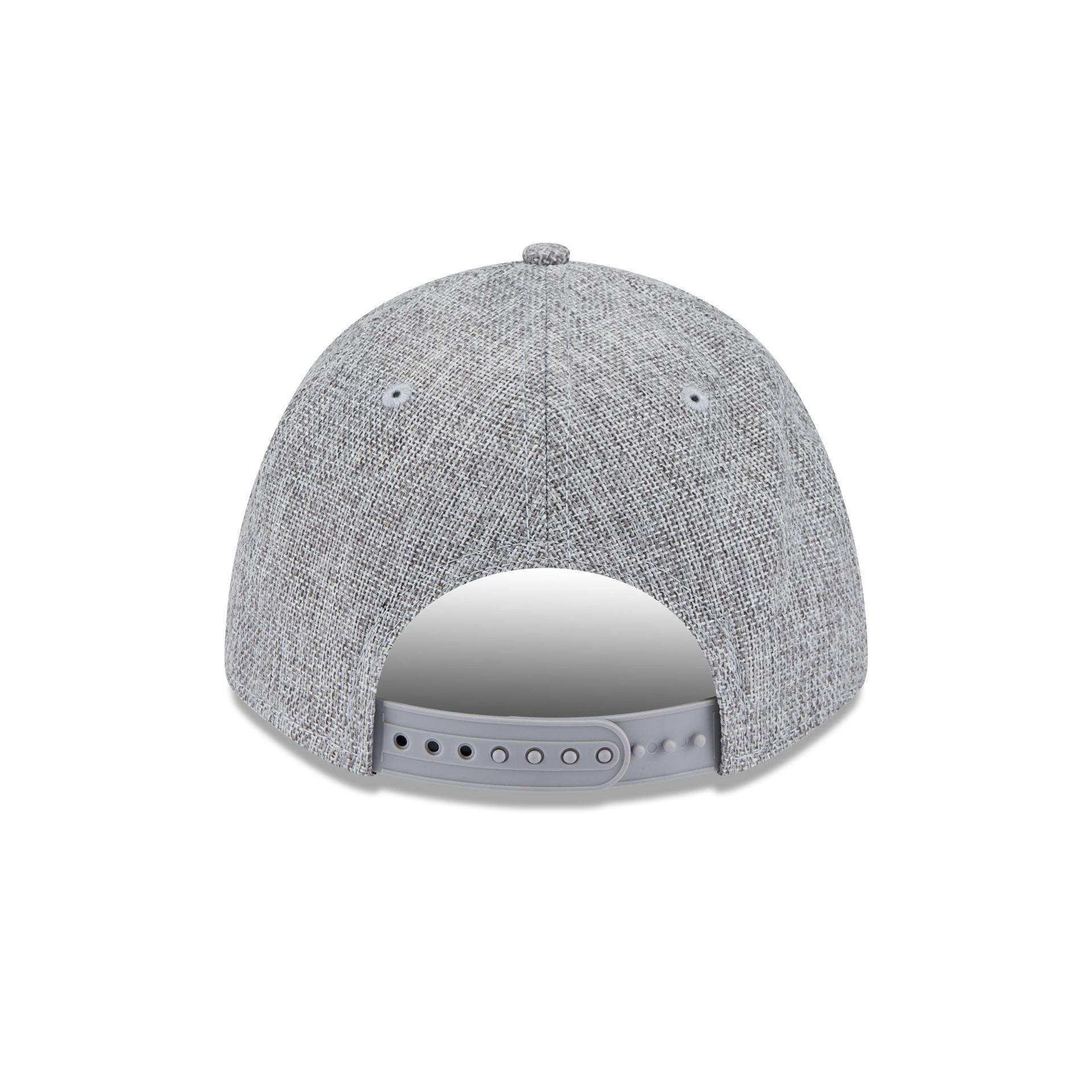 New York Yankees Cotton Weave Gray 9FORTY M-Crown A-Frame Snapback Hat Male Product Image