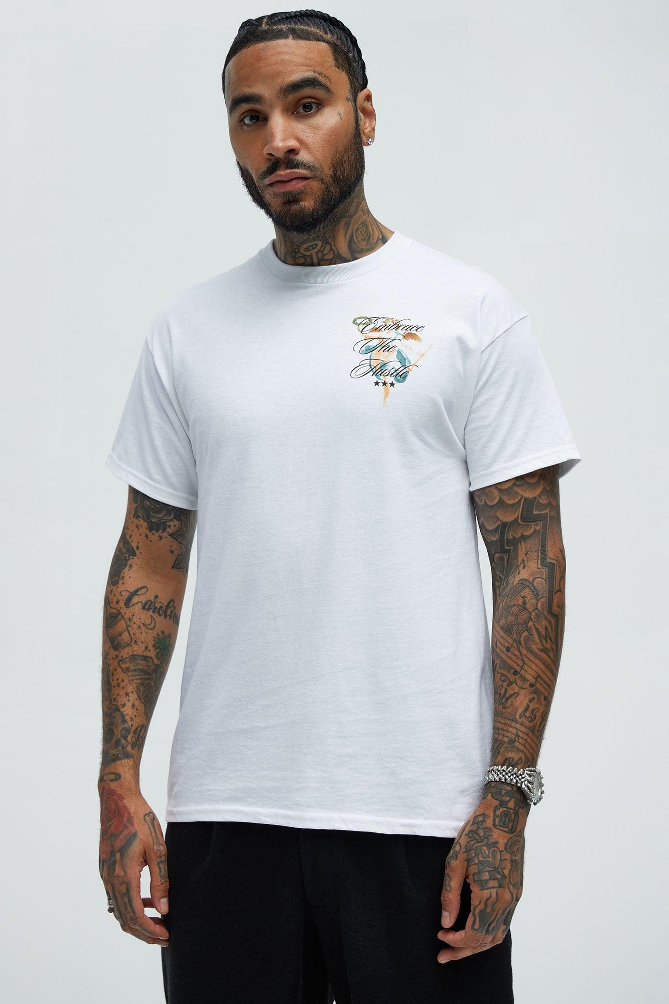 Embrace The Hustle MVP Short Sleeve Tee - White Product Image
