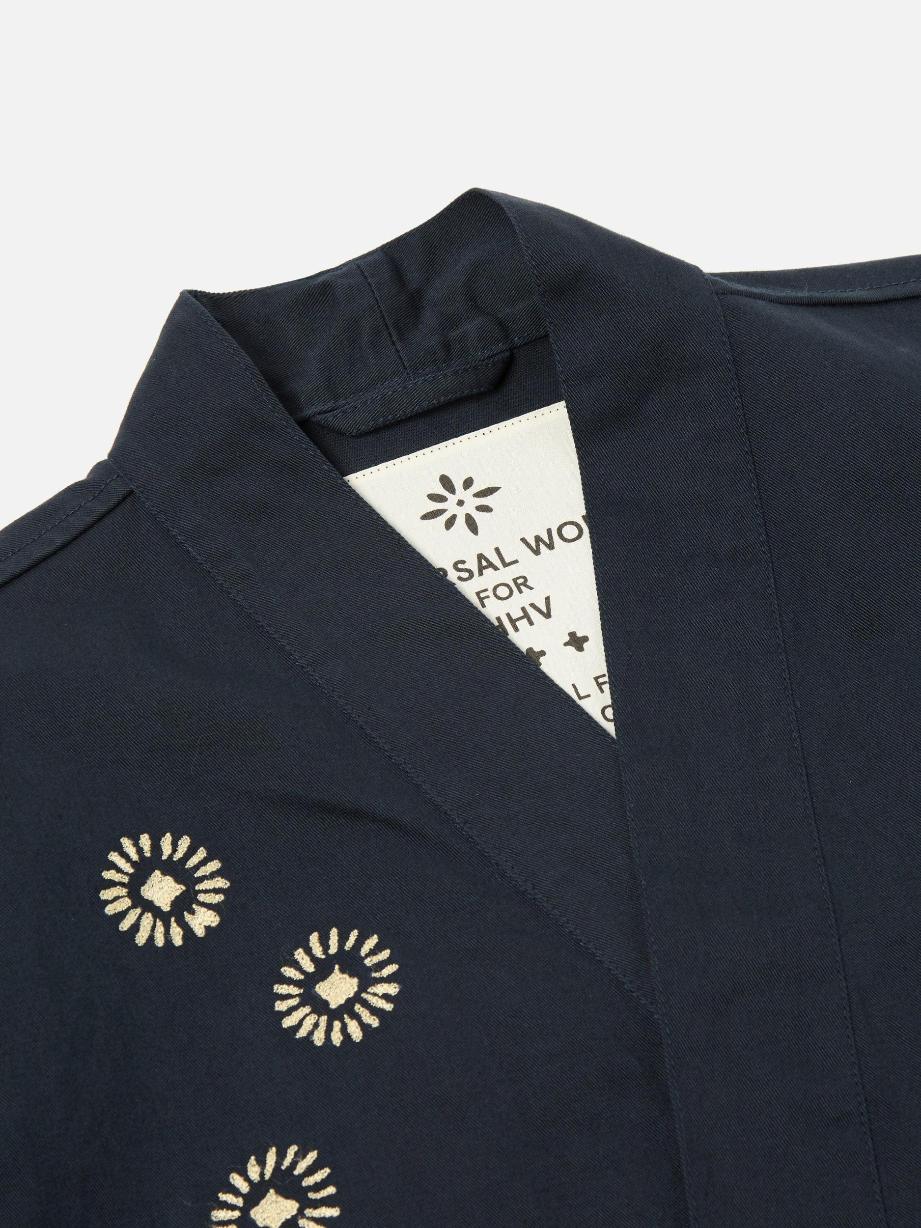 HHV x Universal Works Kyoto Work Shirt in Navy Twill Product Image