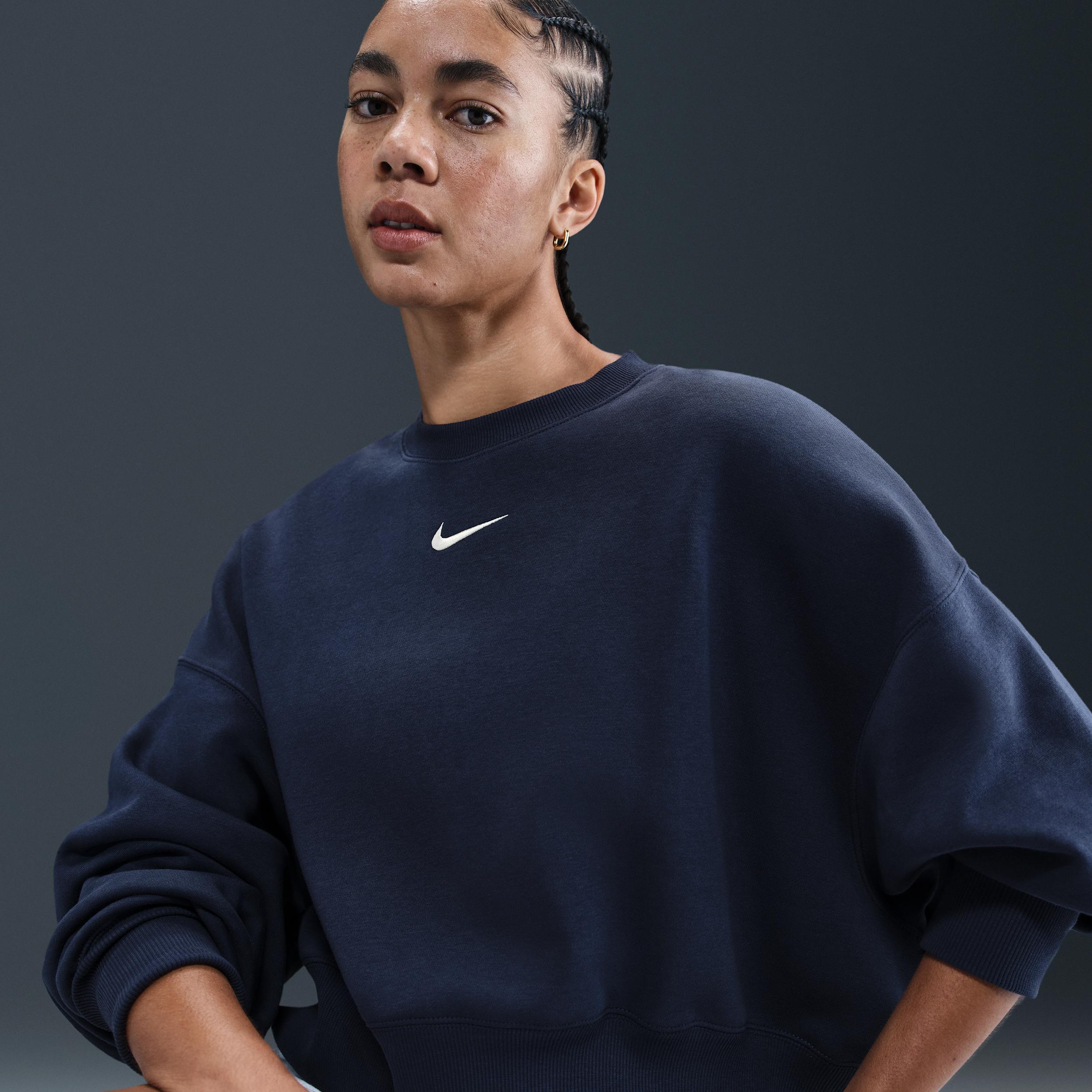 Women's Nike Sportswear Phoenix Fleece Over-Oversized Crew-Neck Sweatshirt Product Image