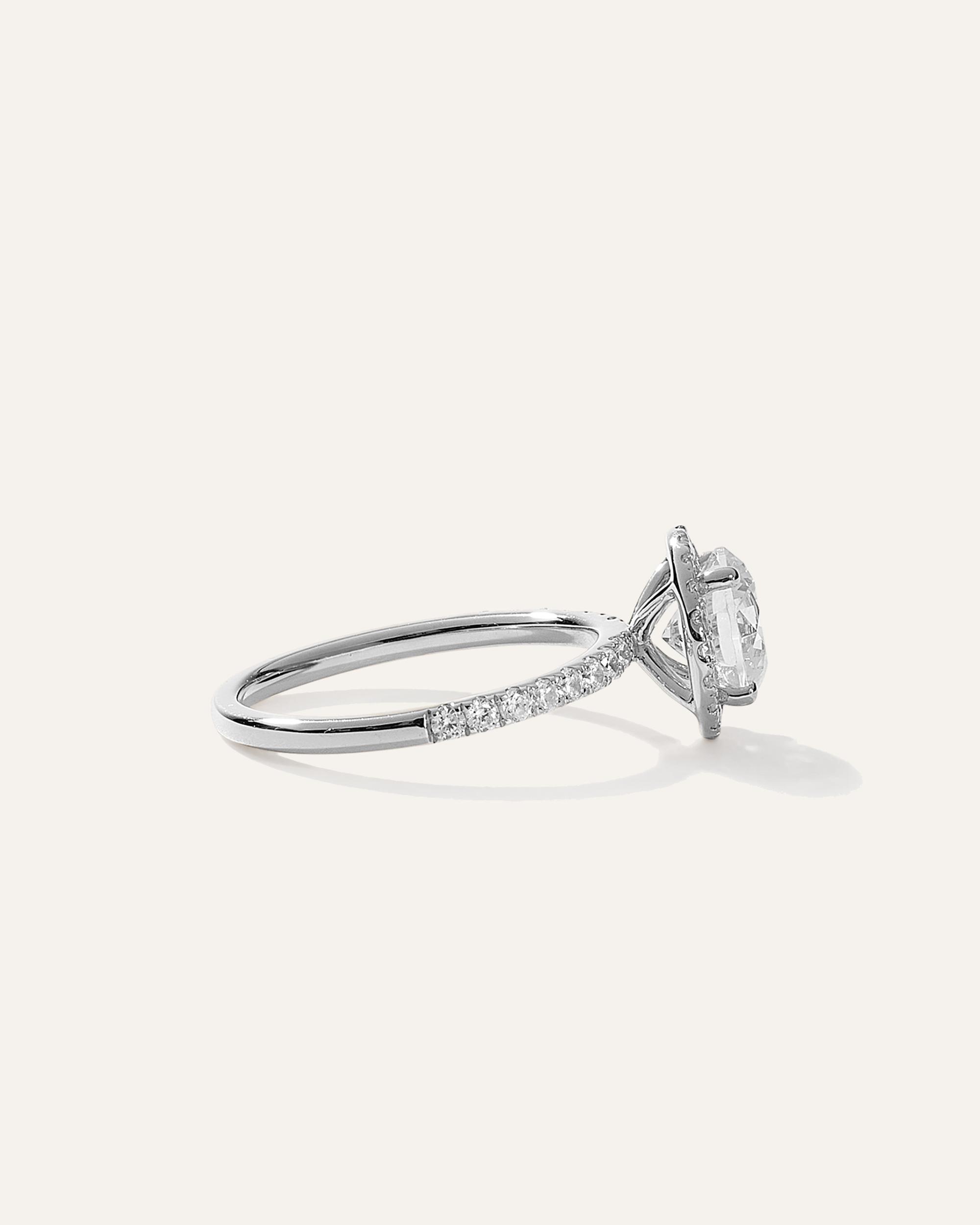 David Yurman Cable Edge Band Ring in Recycled 18K Yellow Gold with Pave Diamonds Product Image