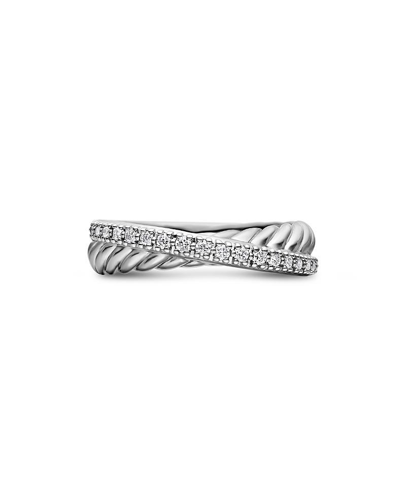 David Yurman Crossover Ring with Diamonds Product Image