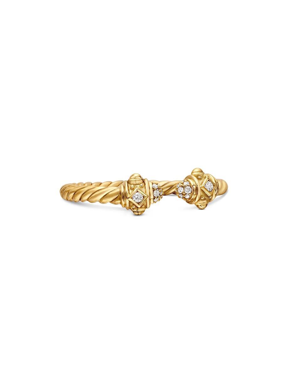 David Yurman 18K Yellow Gold Renaissance Blue Sapphire Ring Product Image