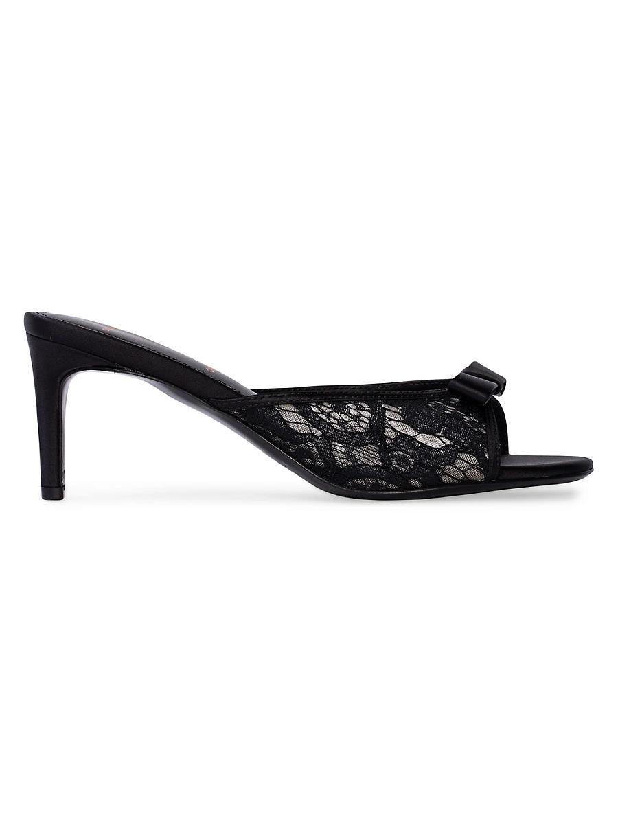 Womens Rita 65MM Lace Mules Product Image