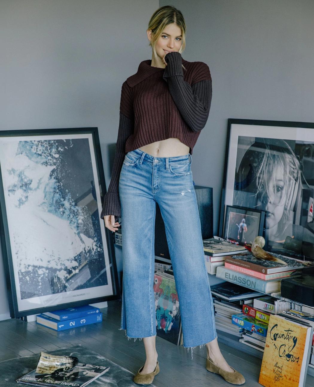 Rayna Raw Hem Jean Product Image