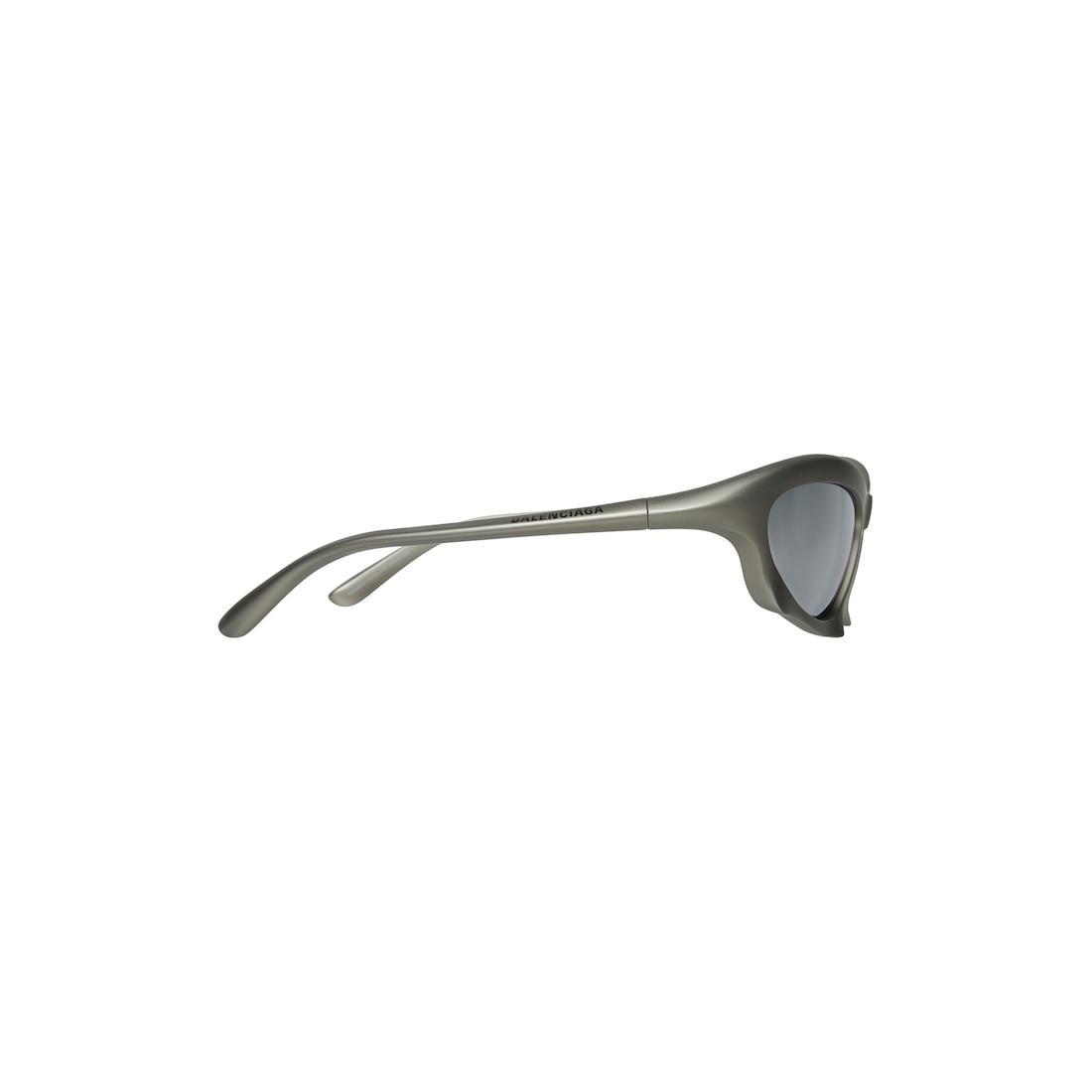 Bat Rectangle Sunglasses in Silver Product Image