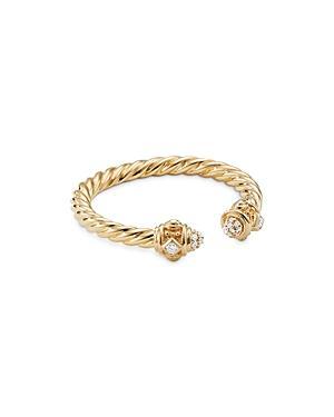 David Yurman 18K Yellow Gold Renaissance Blue Sapphire Ring Product Image