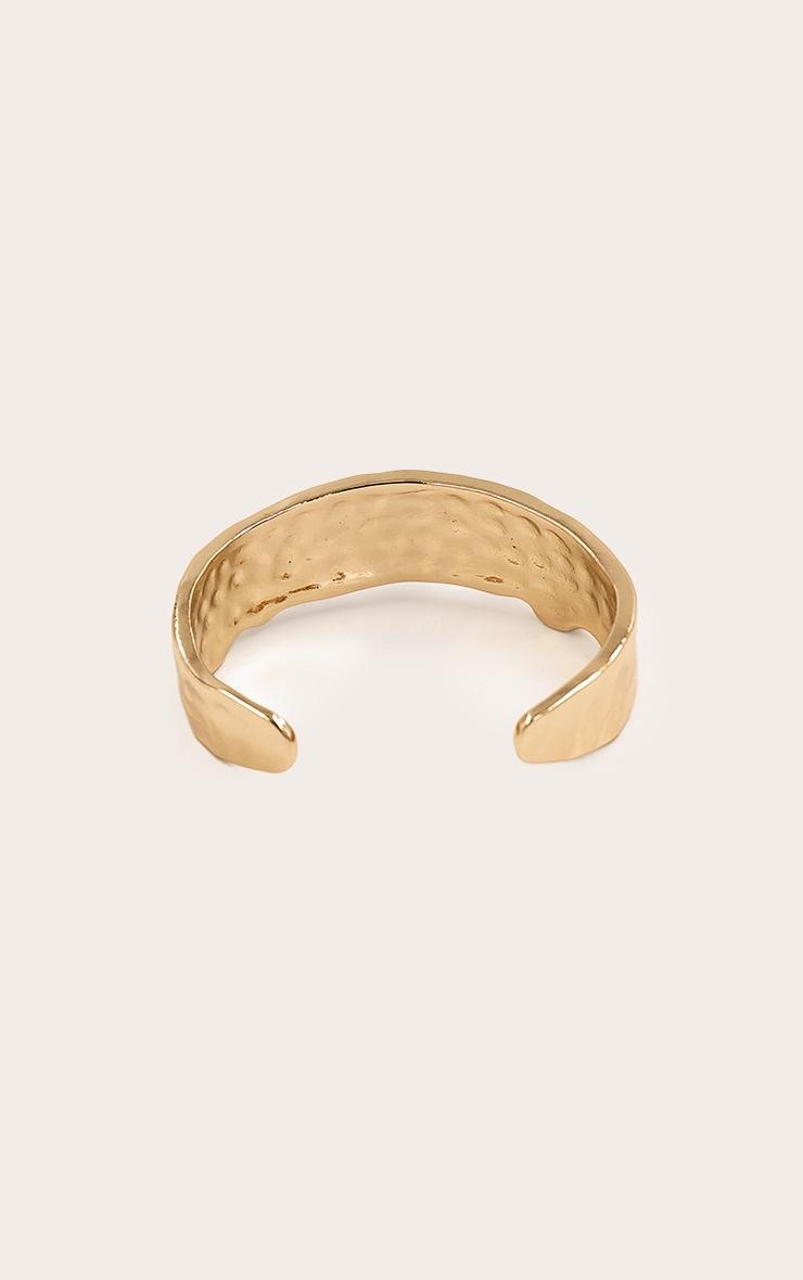 Cream Pearl Molten Abstract Bangle Product Image