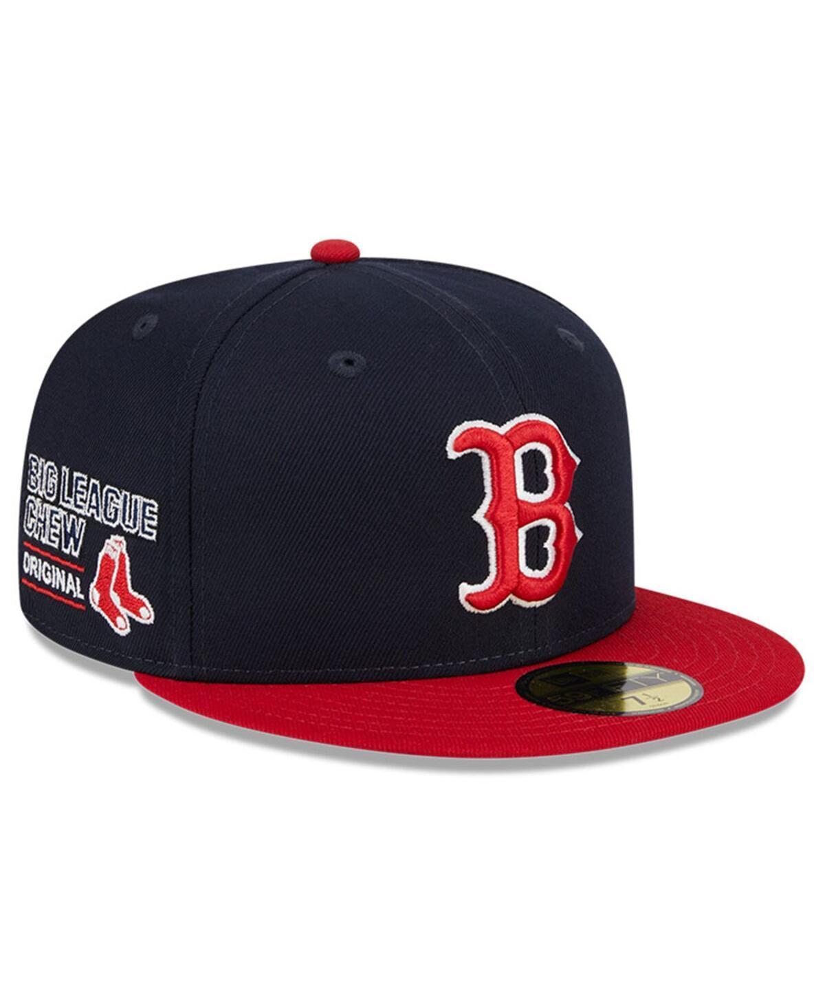 Men's New Era Navy Boston Red Sox Big League Chew Team 59FIFTY Fitted Hat, Size: 7 3/8, Blue Product Image
