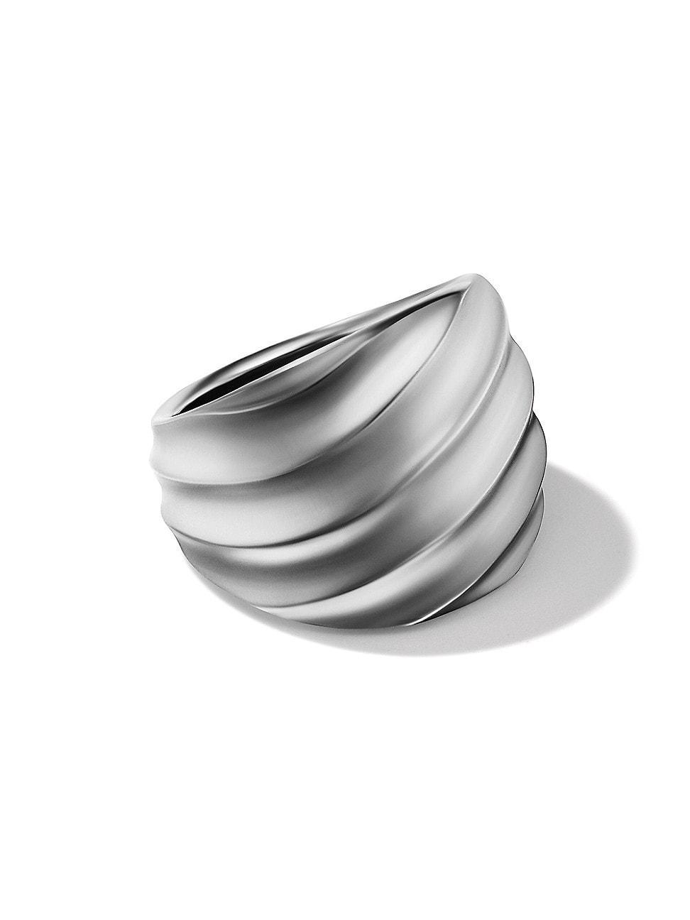 David Yurman Sterling Silver Cable Edge Saddle Ring Product Image
