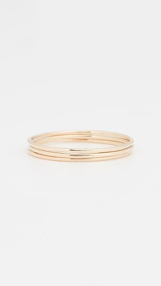 Ariel Gordon Jewelry 14k Paper Thin Rings | Shopbop Product Image