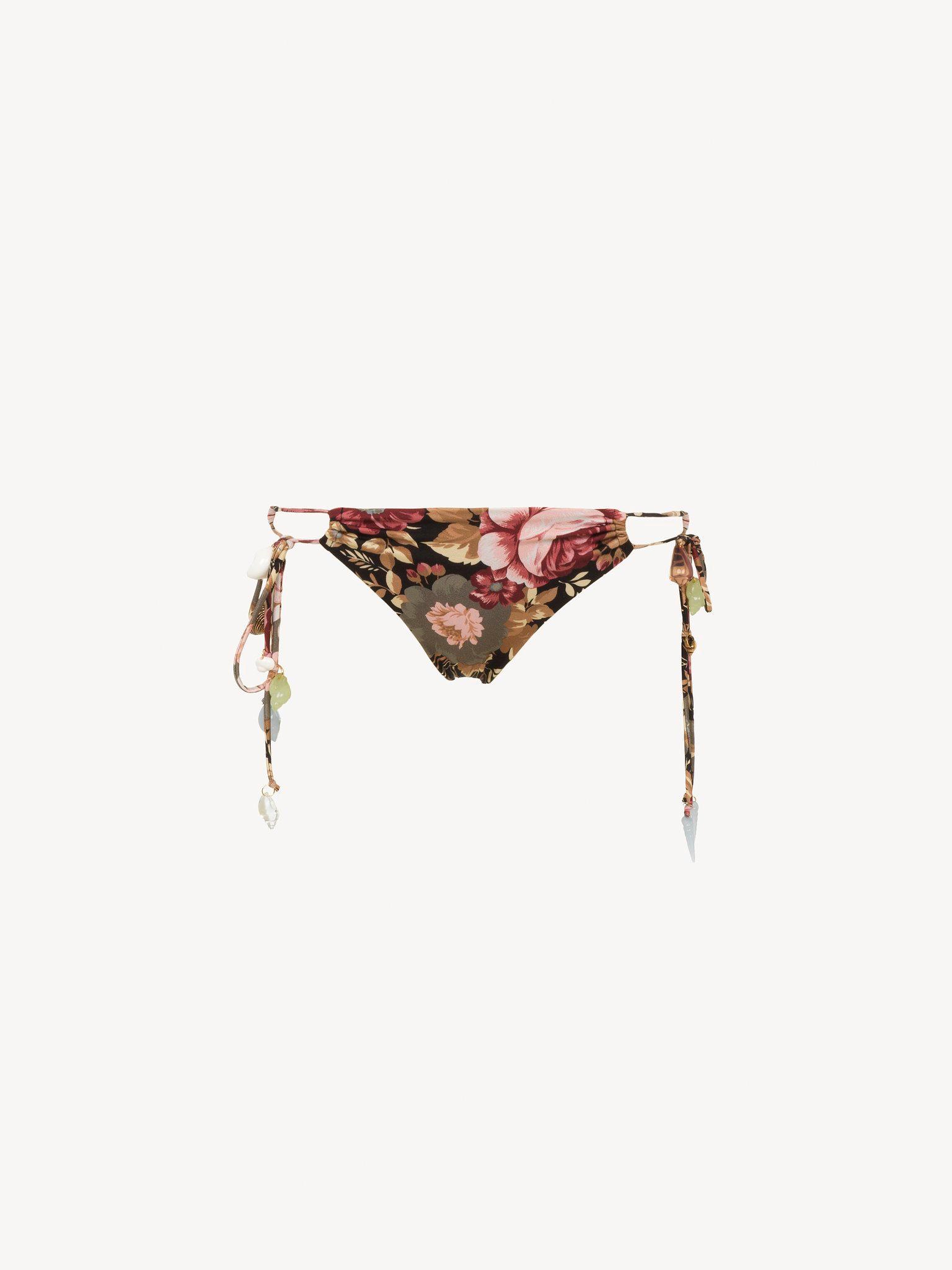 Rose-print bikini bottoms Product Image