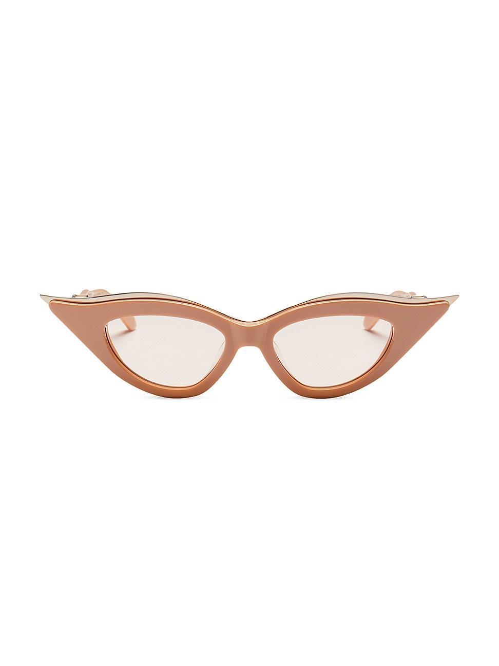 Womens V-Goldcut II 49MM Cat-Eye Sunglasses Product Image