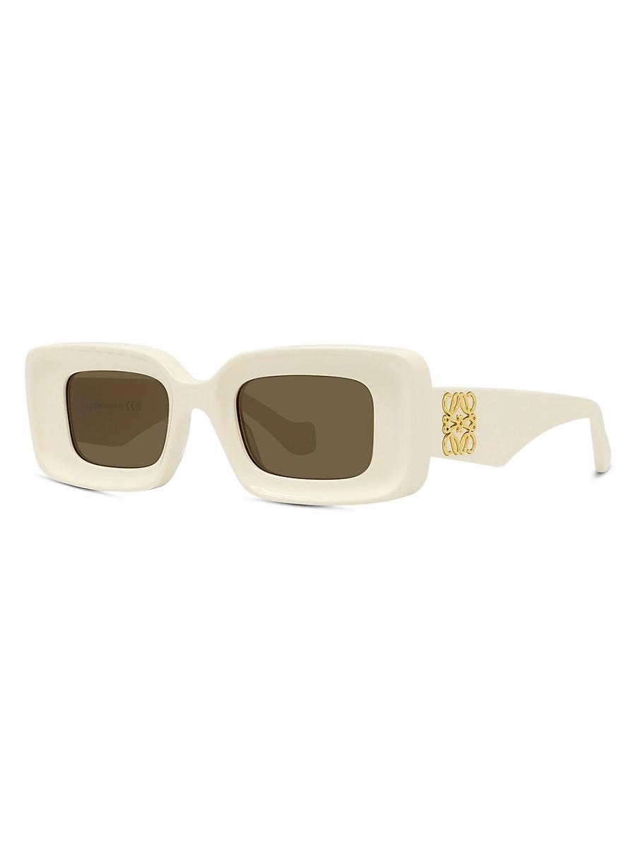 Anagram Beveled Acetate Rectangle Sunglasses Product Image