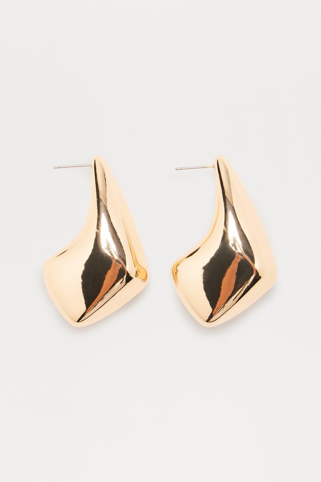 Future Feels Drop Earrings - Gold Female Product Image