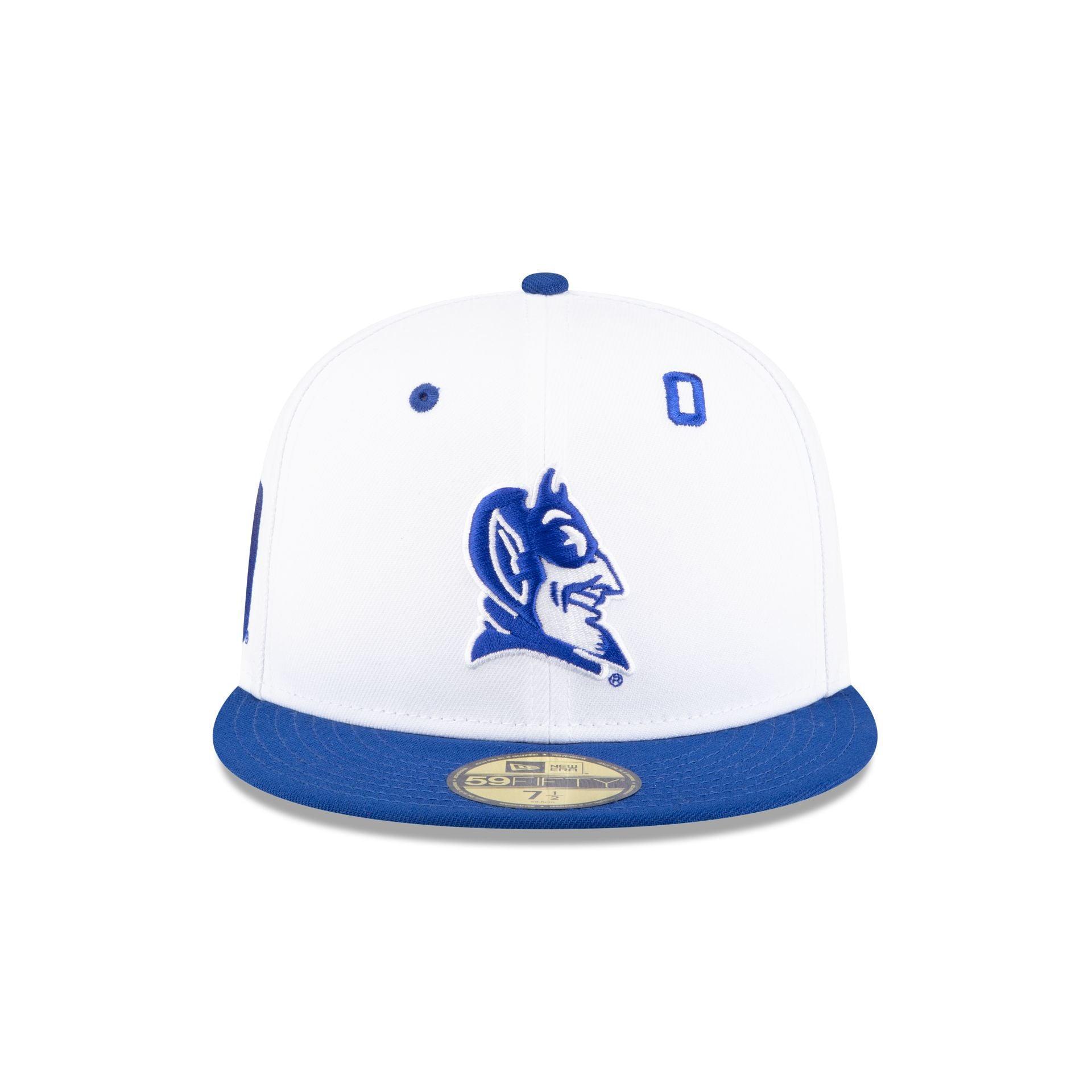 Jayson Tatum x Duke Blue Devils White 59FIFTY Fitted Hat Male Product Image