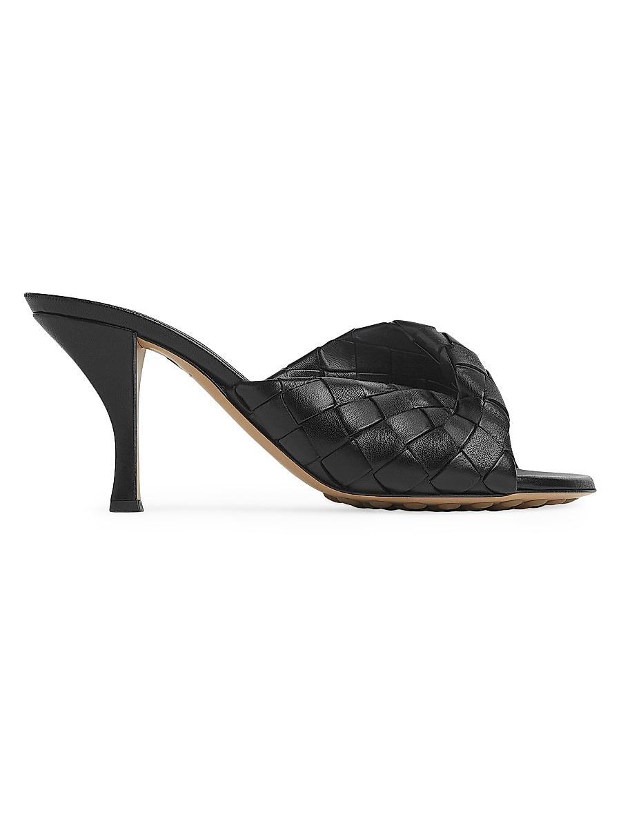 Womens Blink 90MM Intrecciato Leather Mules Product Image