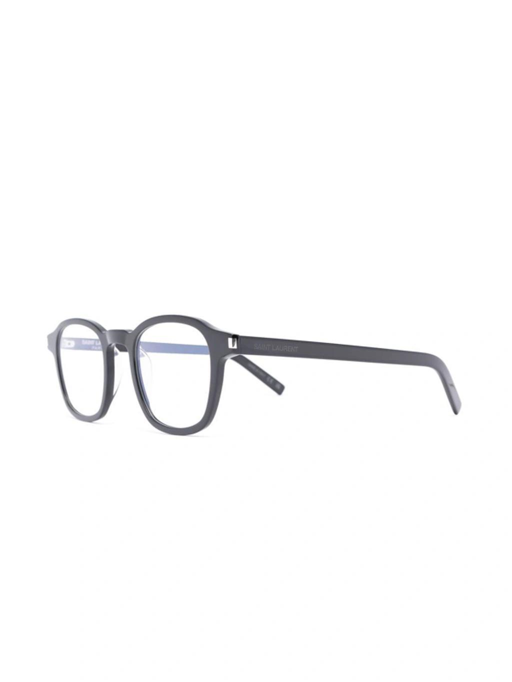SAINT LAURENT Limo Square-frame Glasses In Schwarz Product Image