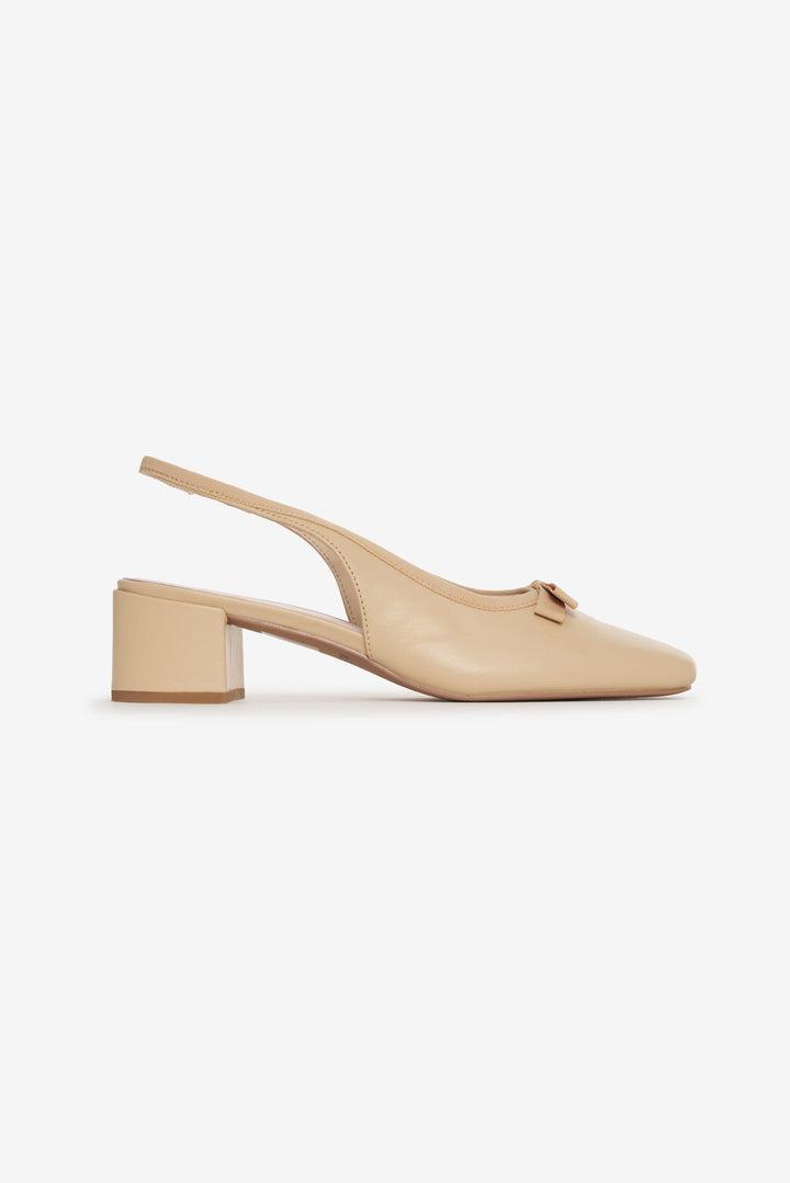 Josie Mule Heel — Neutral Product Image