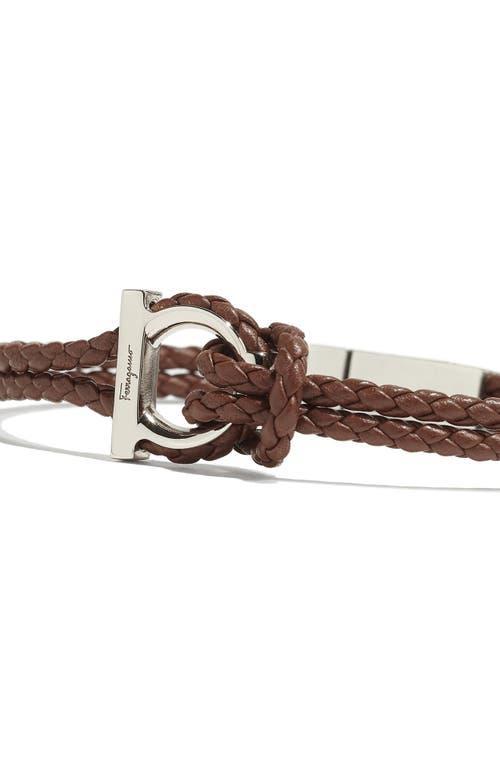 Mens Braided Leather Bracelet Product Image