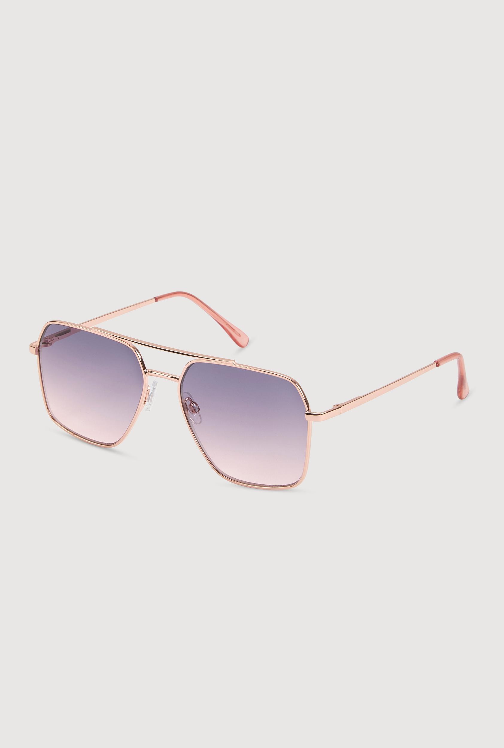 Geometric Lens Aviator Sunglasses Female Product Image