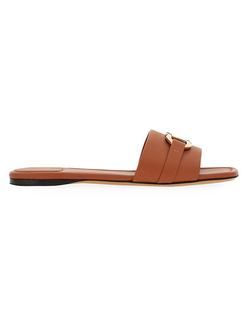 Womens Leah Leather Gancini Sandals Product Image