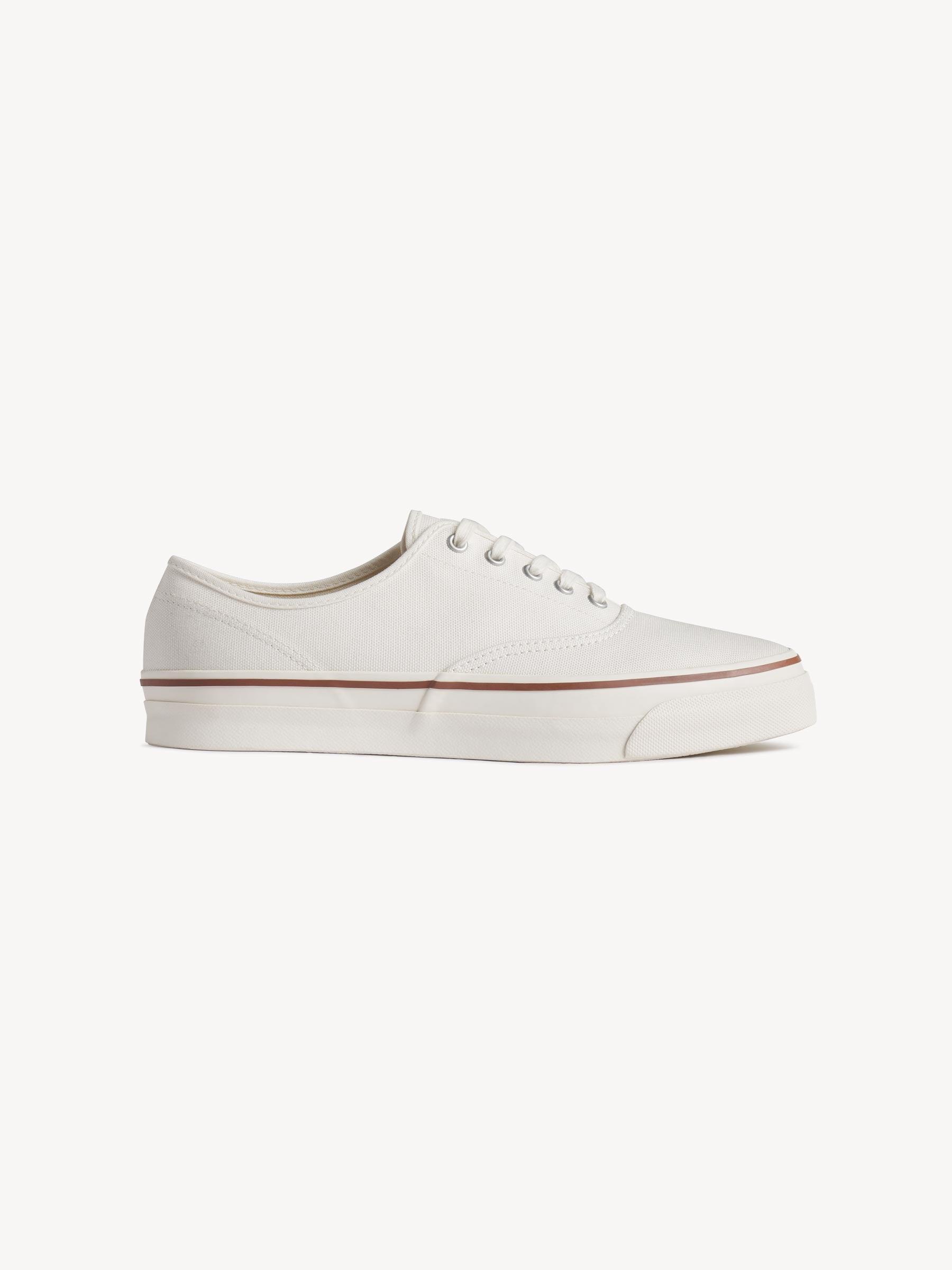 White Deck Shoe Product Image