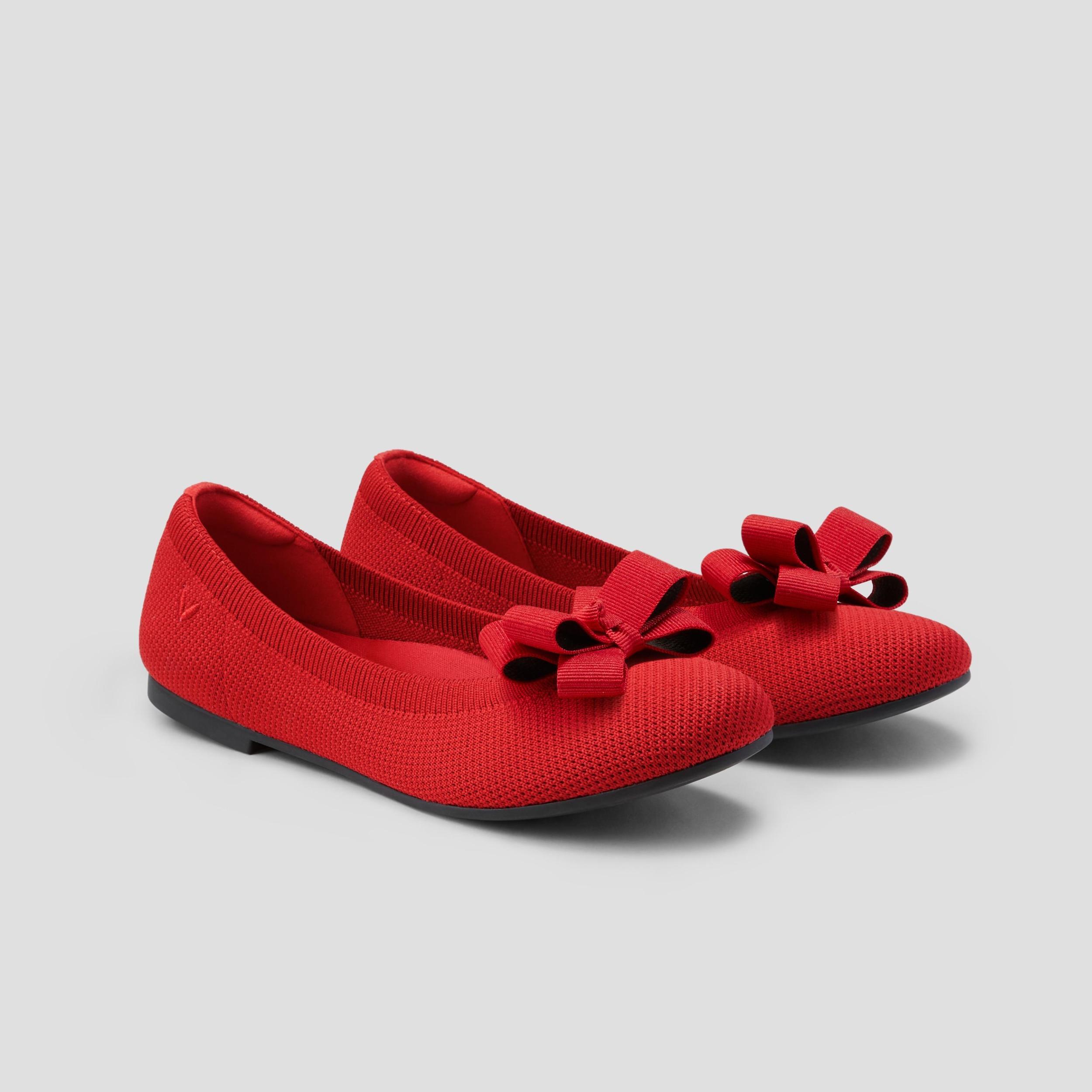 Round-Toe Flats (Claire) + Bow Product Image