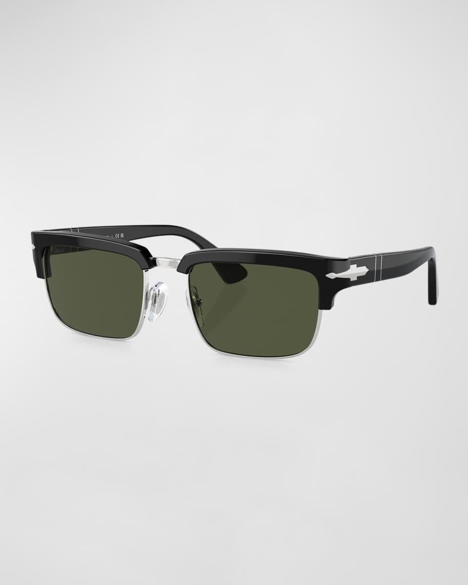 Mens Adrien Acetate Rectangle Sunglasses Product Image