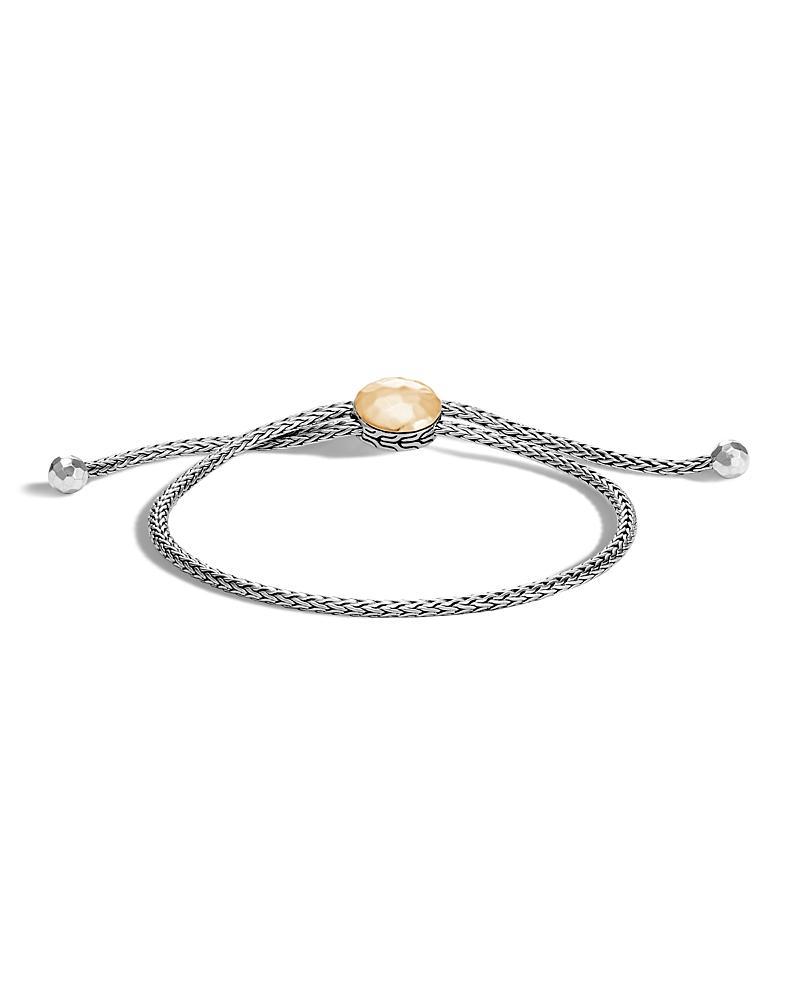 John Hardy Sterling Silver and 18K Bonded Gold Classic Chain Hammered Ball Bracelet Product Image