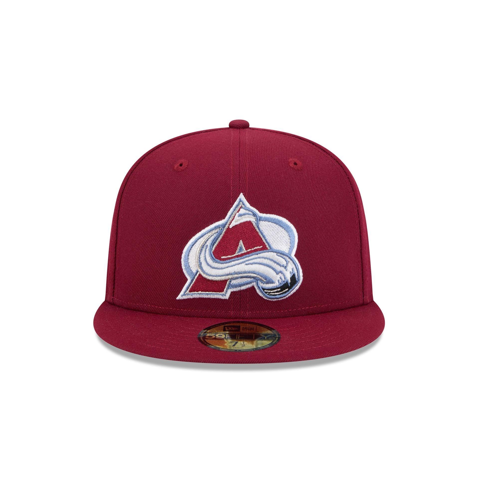 Colorado Avalanche Rear Wordmark 59FIFTY Fitted Hat Male Product Image