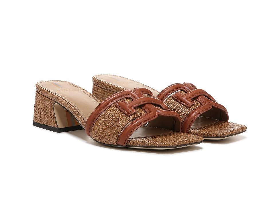 Sam Edelman Womens Waylon Square Toe Logo Block Heel Sandals Product Image