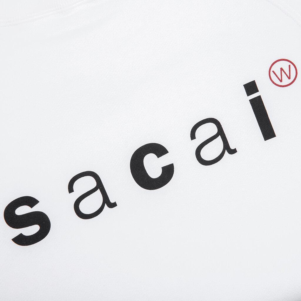 Sacai x WTAPS Print Pullover - White Male Product Image