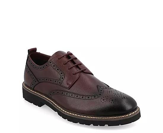 VANCE Campbell Tru Comfort Foam Men's Wingtip Dress Shoes, Size: 8.5, Brown Product Image