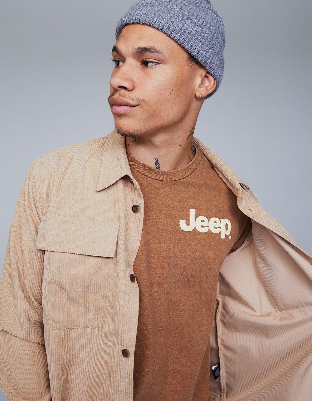 JEEP Mens Tee - BROWN Product Image
