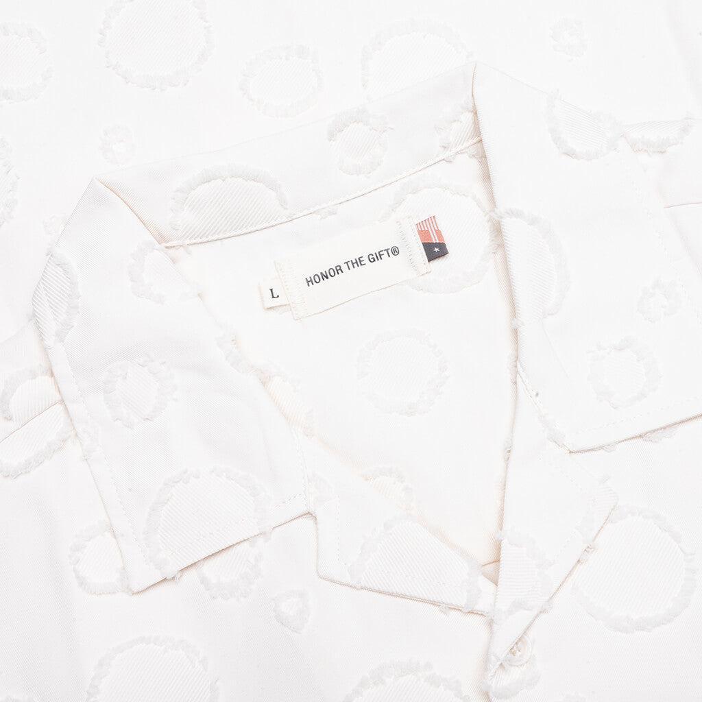 Polka Dot Camp Shirt - White Male Product Image