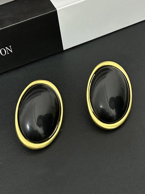 Geometric Split-Joint Earrings Accessories Product Image