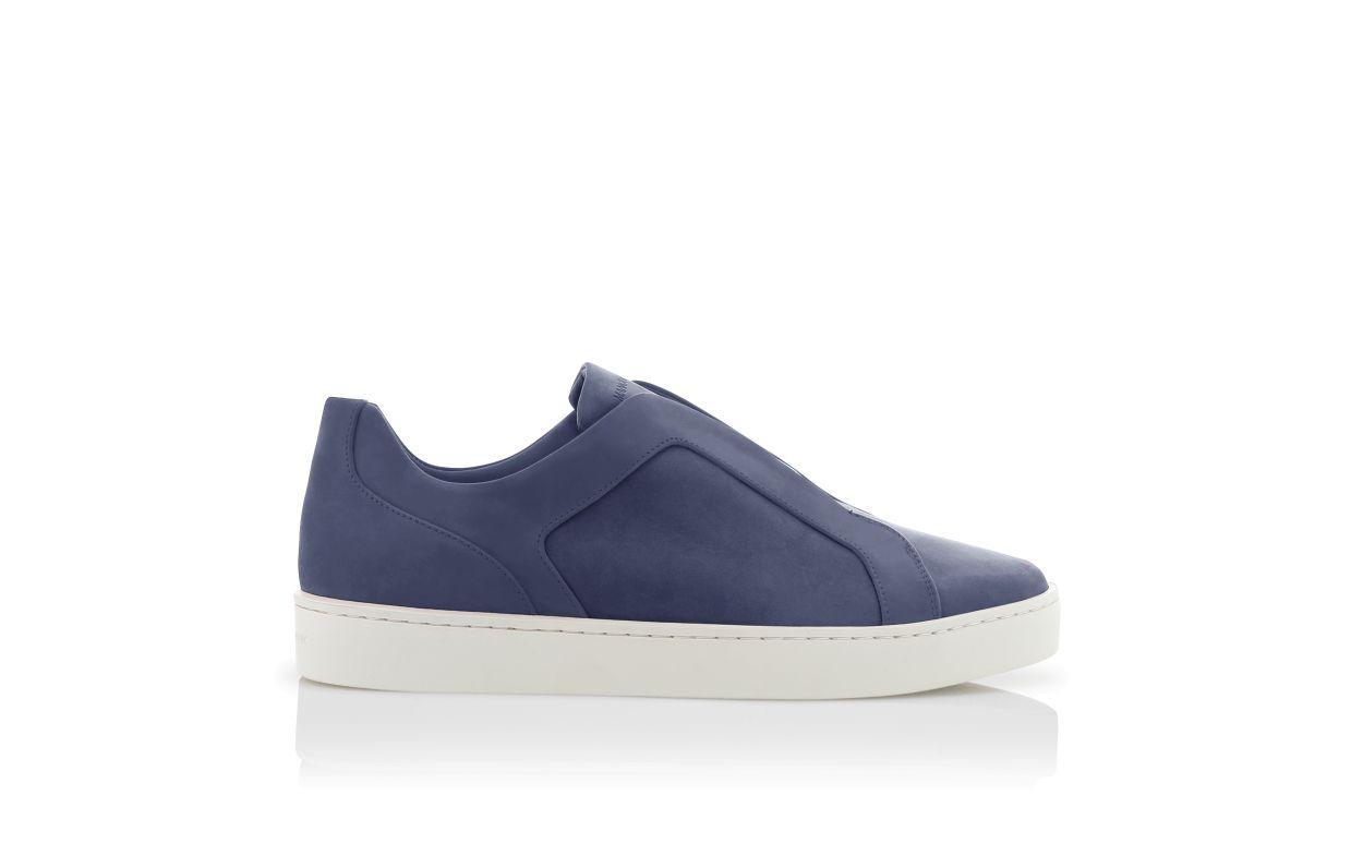 SEMANADO Khaki Suede Lace-Up Sneakers Product Image
